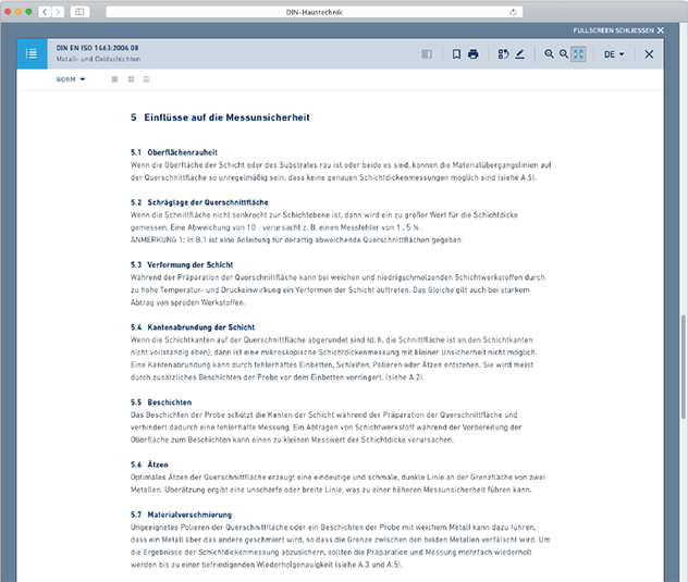 Fullscreen-Ansicht